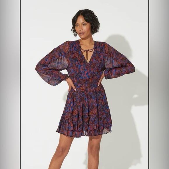 Cleobella Nisha Long Sleeve Mini Dress - Picture 2 of 10